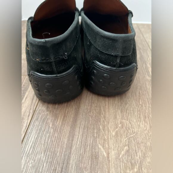 Men’s TODS Black Suede Penny Loafers Size 10 main image 7